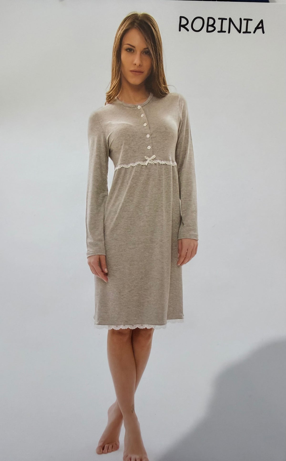 Camicia da notte donna cotone