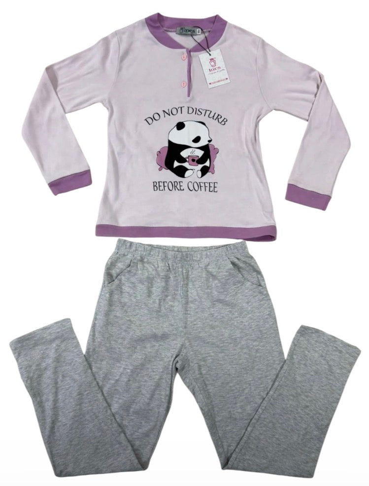 Pigiama bambina caldo cotone