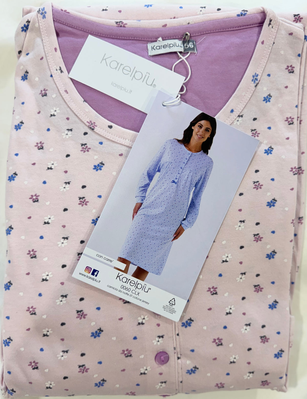Camicia da notte cotone