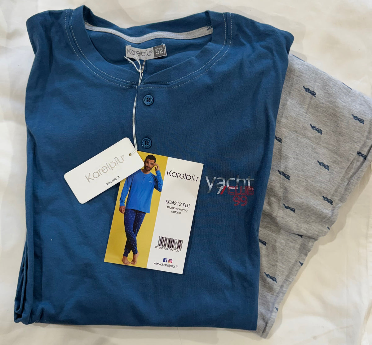 Pigiama uomo cotone