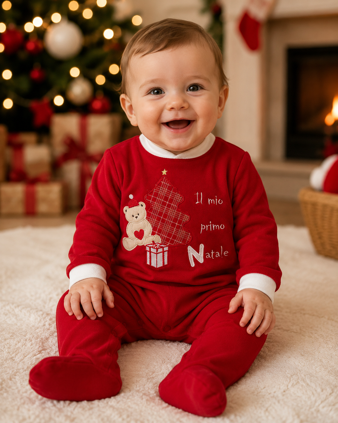 Tuta neonato Natale