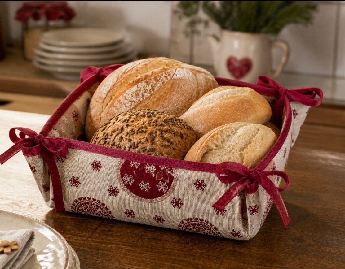 Cestino porta pane Natale
