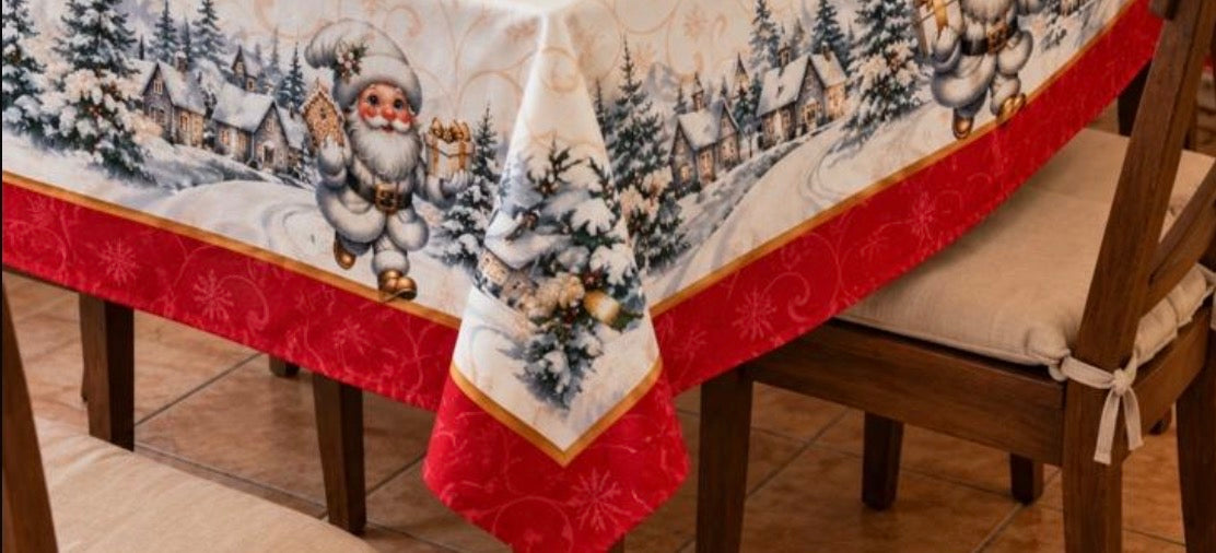 Tovaglia da 12 140x230 Natale