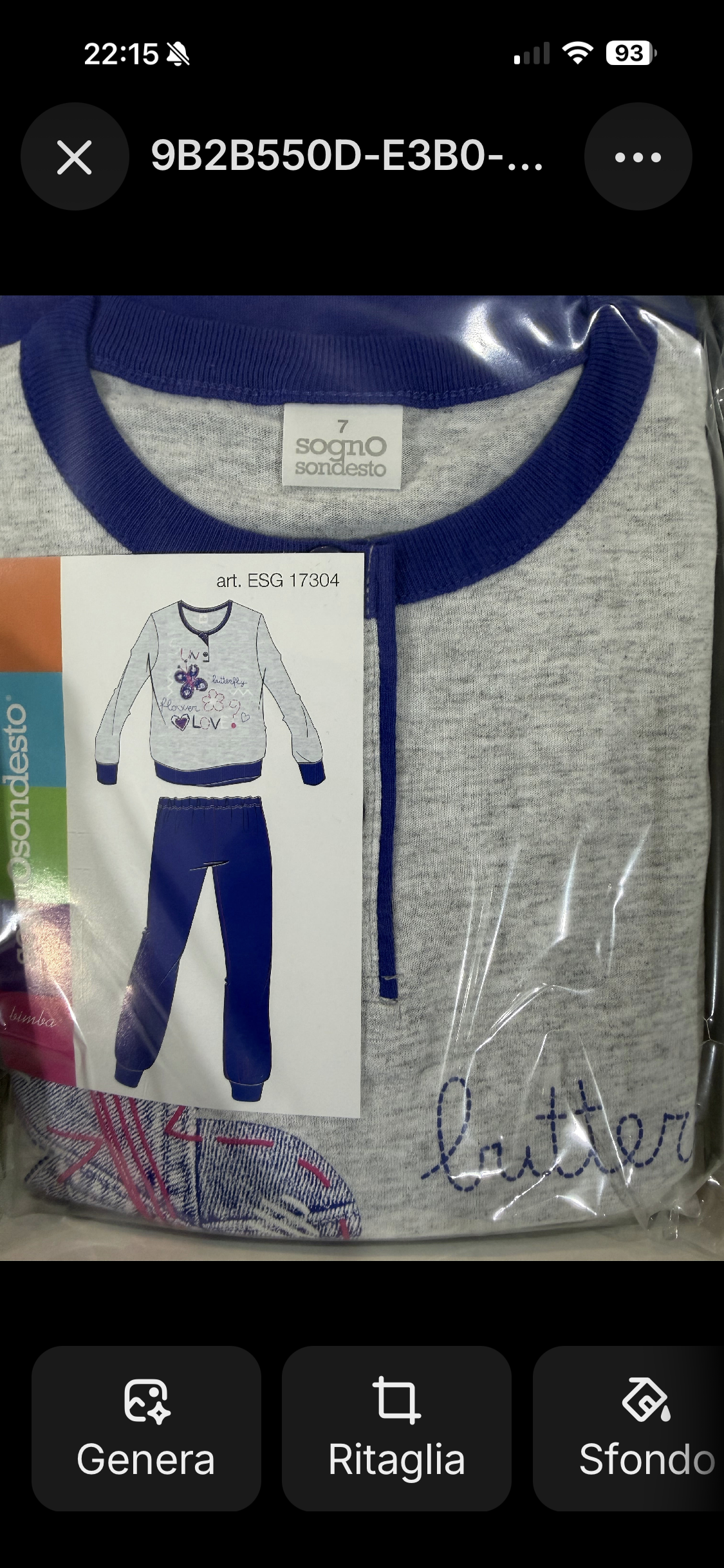 Pigiama bambino cotone