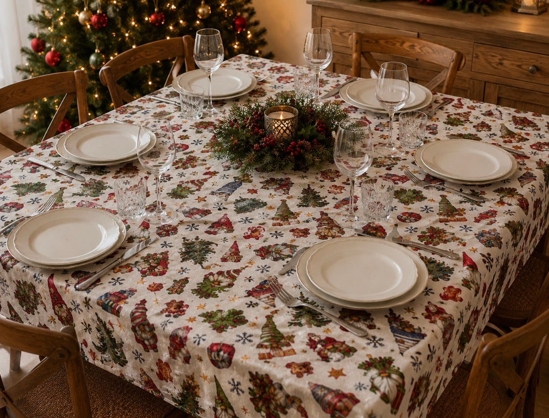 Tovaglia da 6 140x180 Natale