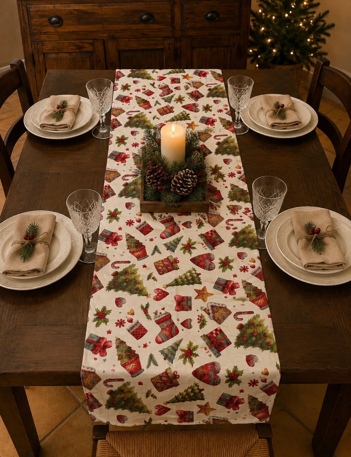 Runner 45x140 Natale