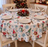 Tovaglia tonda 180 Natale