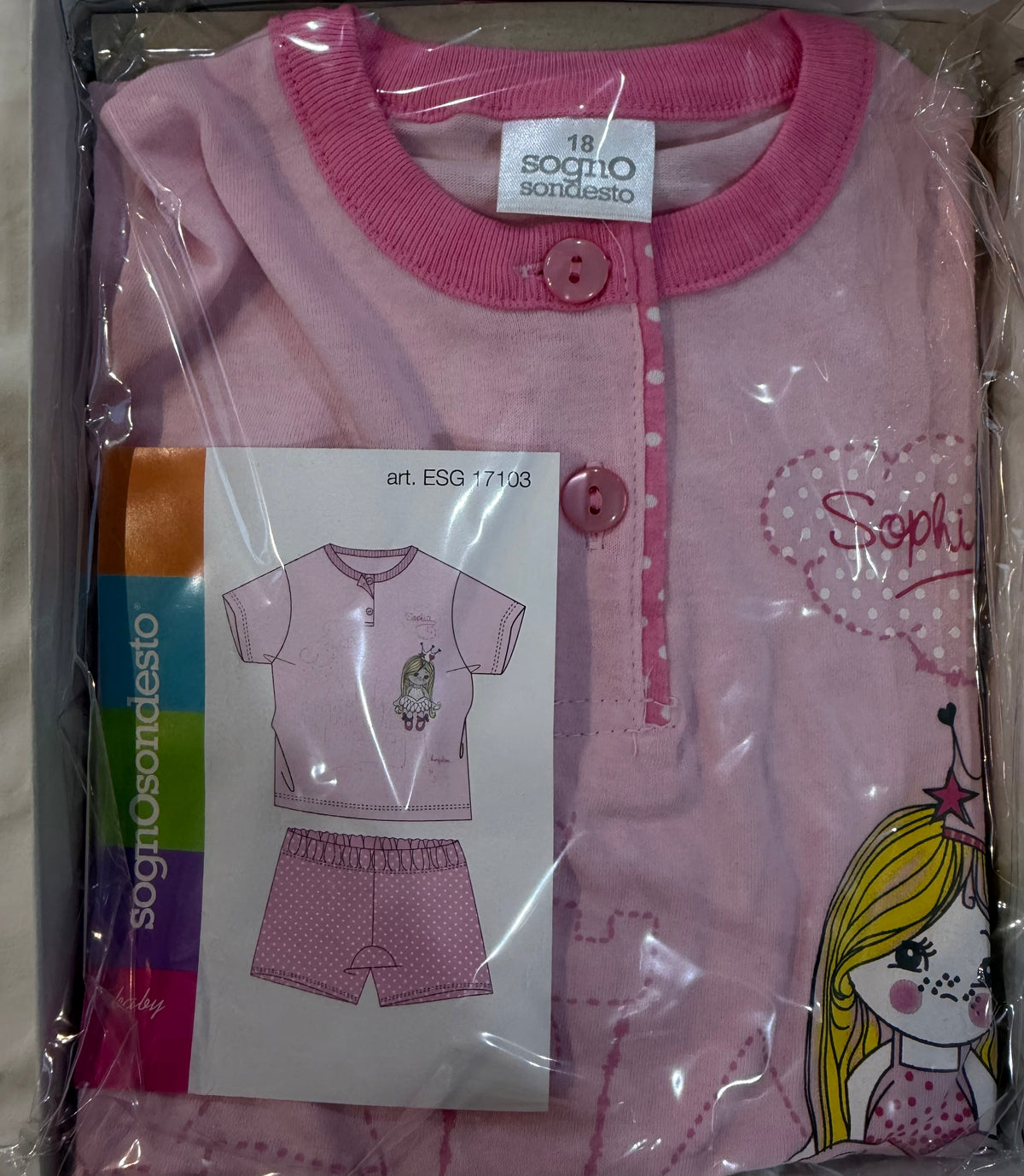 Pigiama bambina estiva