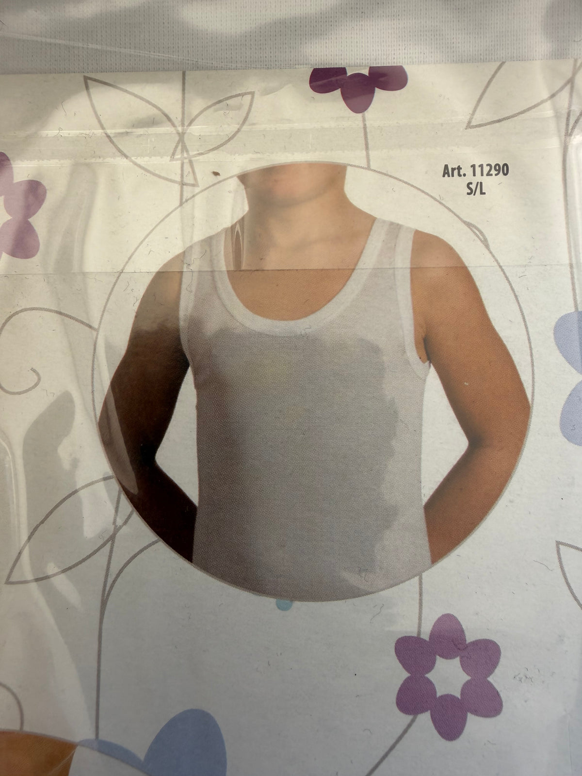 Canottiera 14 anni bambino cotone