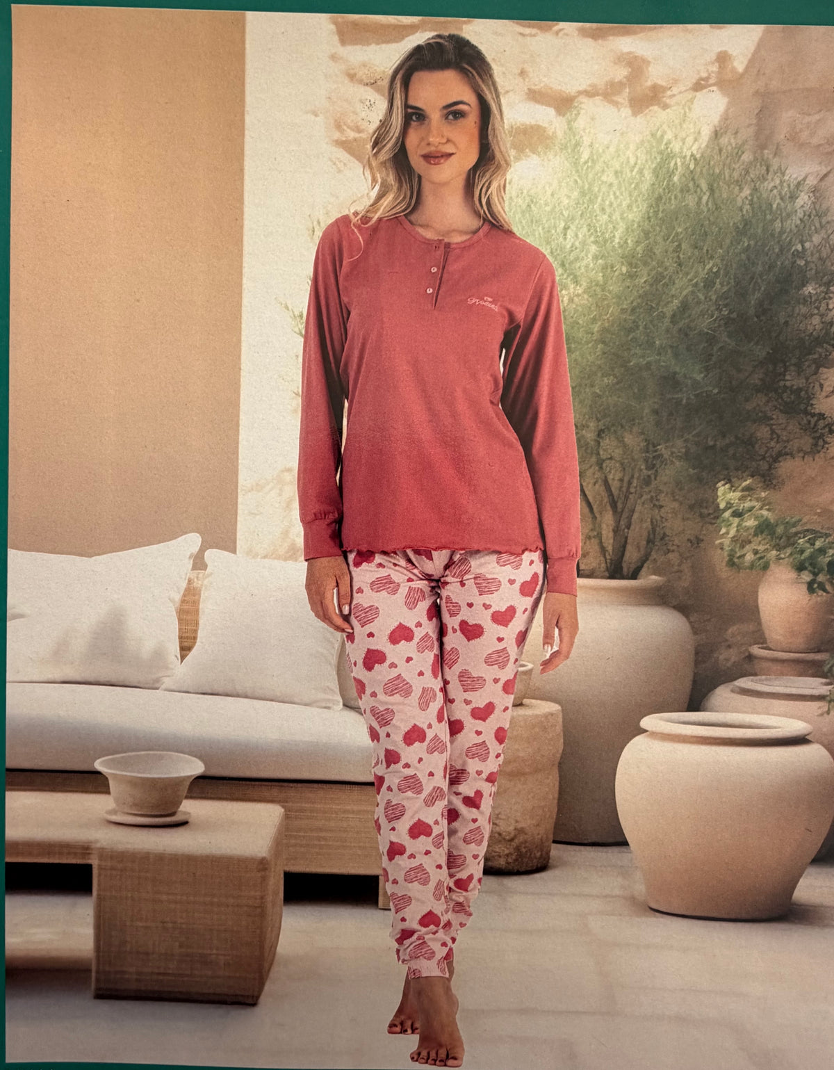 Pigiama donna cotone