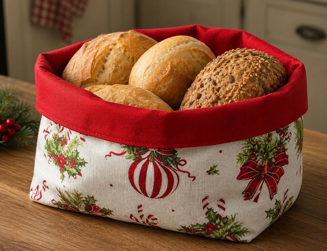 Cestino porta pane Natale