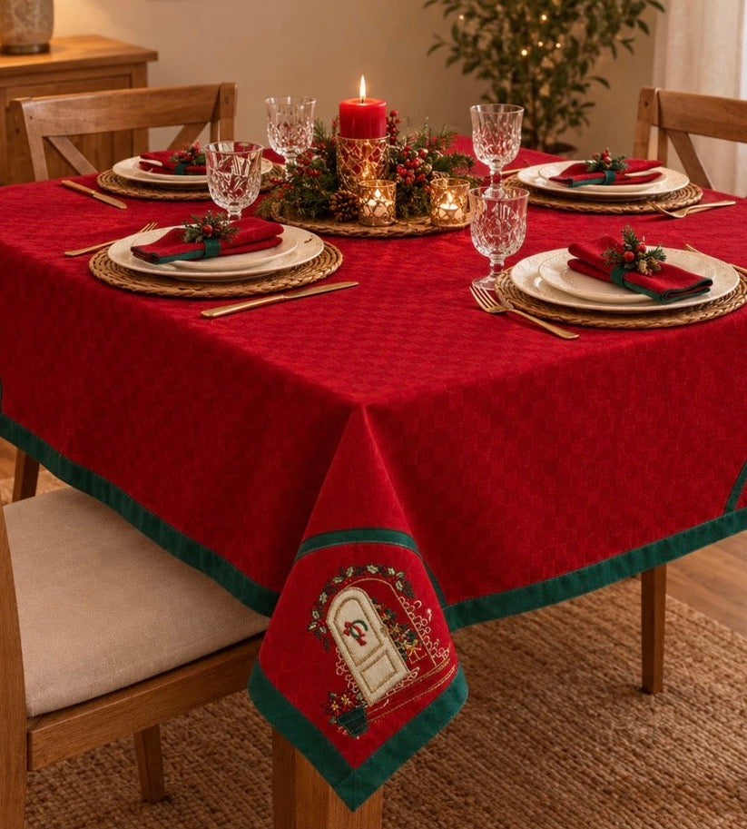 Tovaglia da 8 160x230 Natale