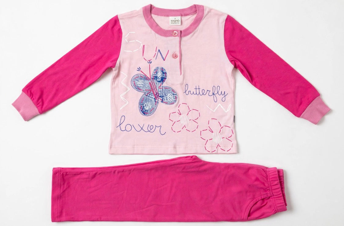 Pigiama bambina cotone