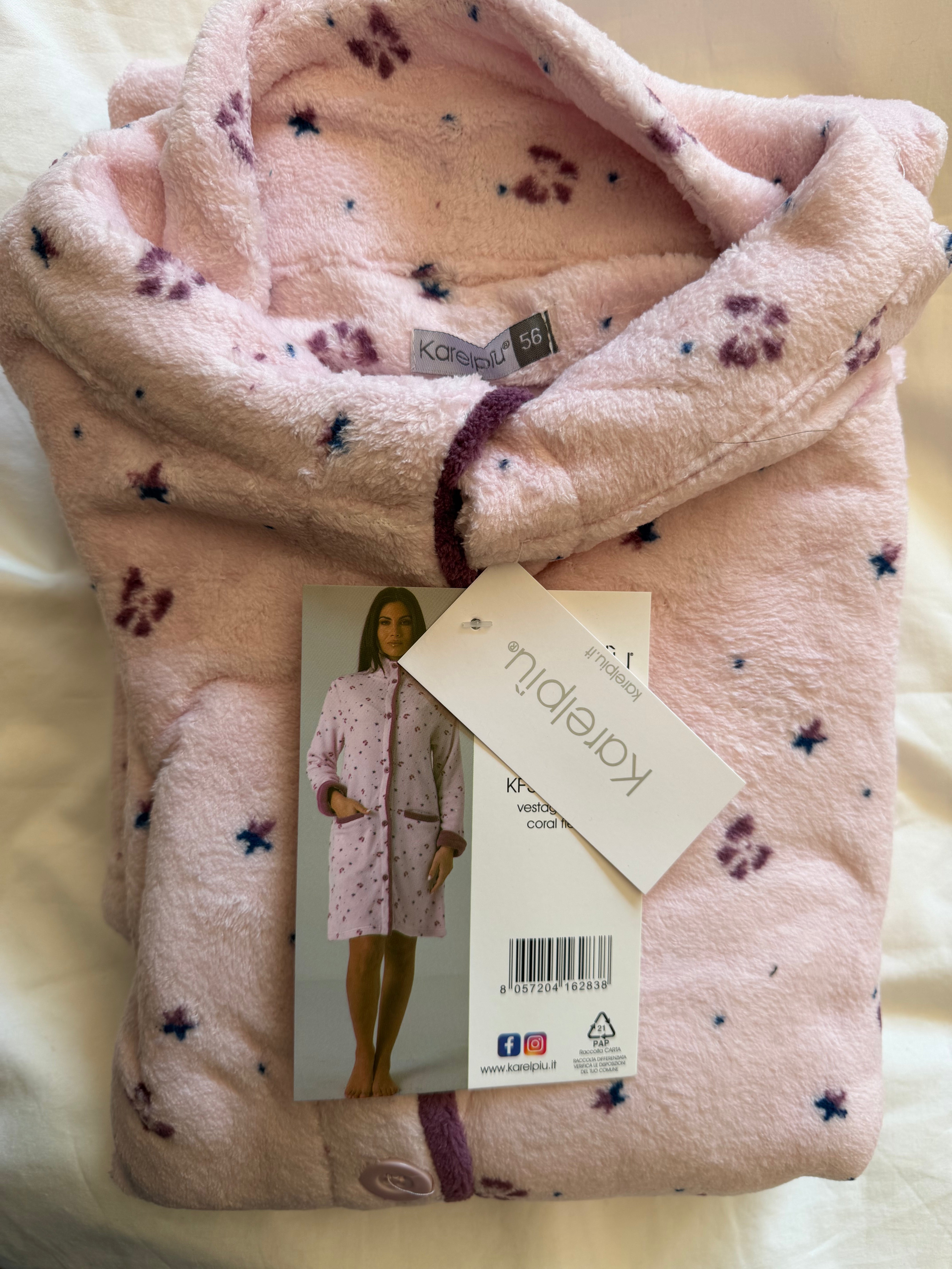 Vestaglia donna in pile