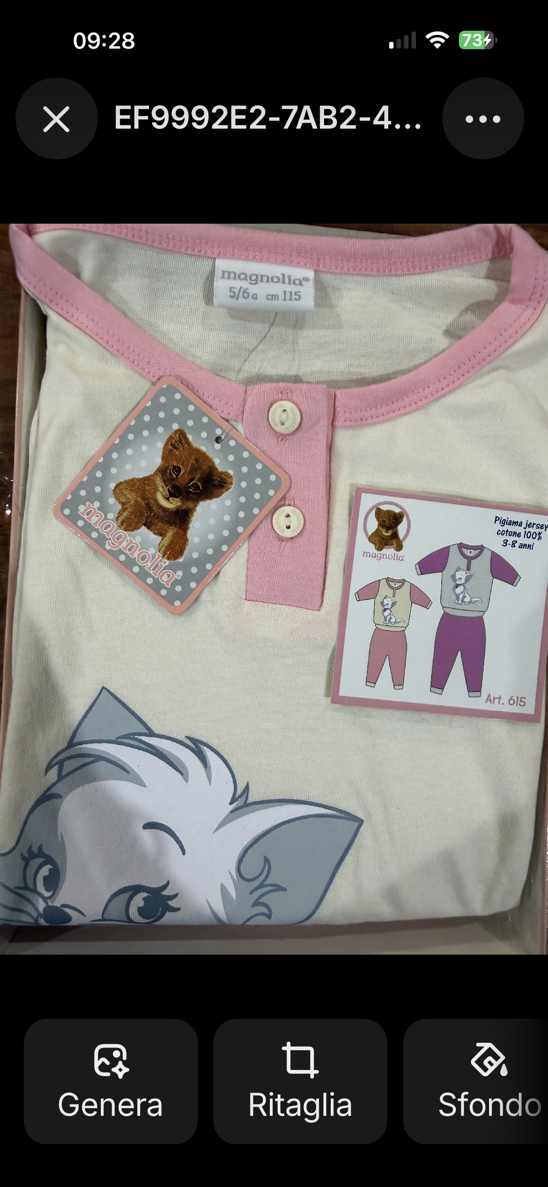 Pigiama bambino cotone