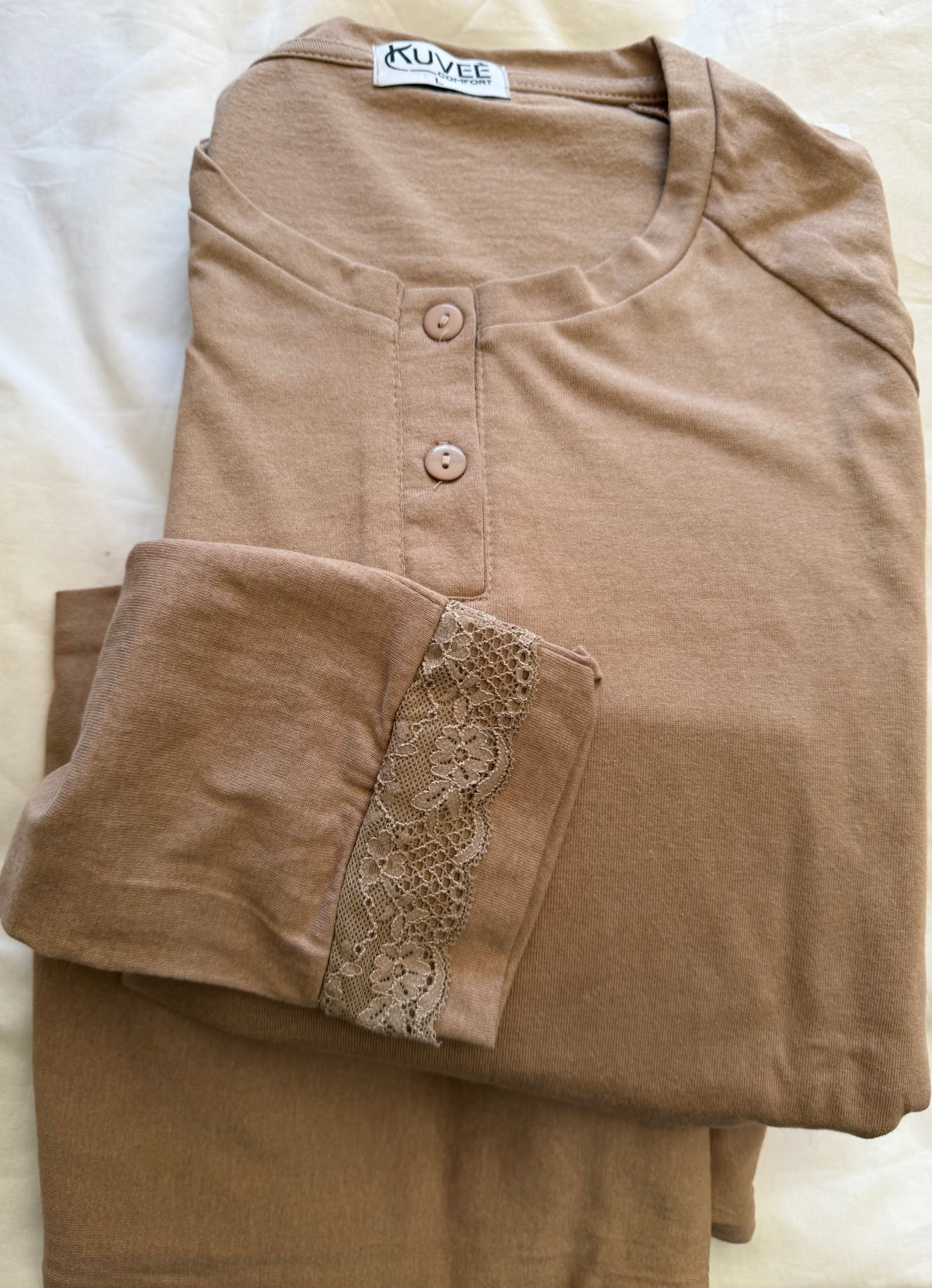 Pigiama caldo cotone donna